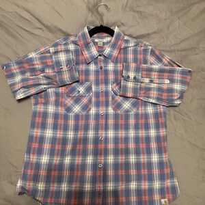 Carhartt Plaid Button Down Shirt Size XL Workwear Flannel Style